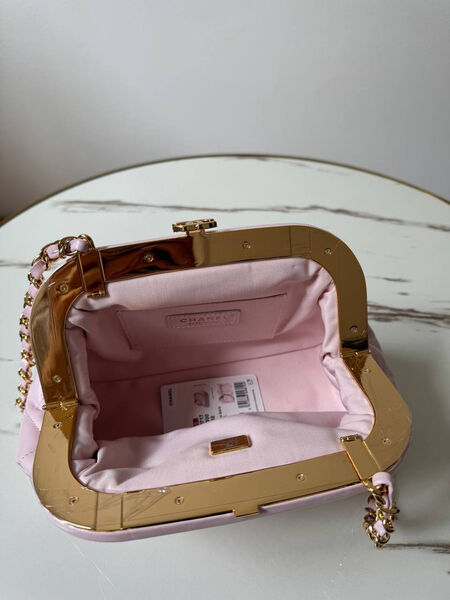 Сумка Chanel женский кожа розовый 157331-4