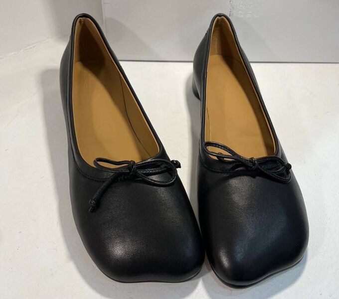 Туфли Maison Margiela женский кожа черный 122893