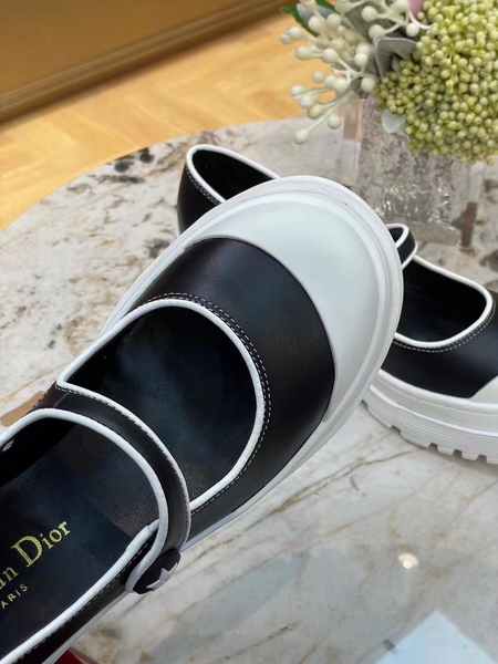 Дерби Christian Dior женский кожа белый 16303-4