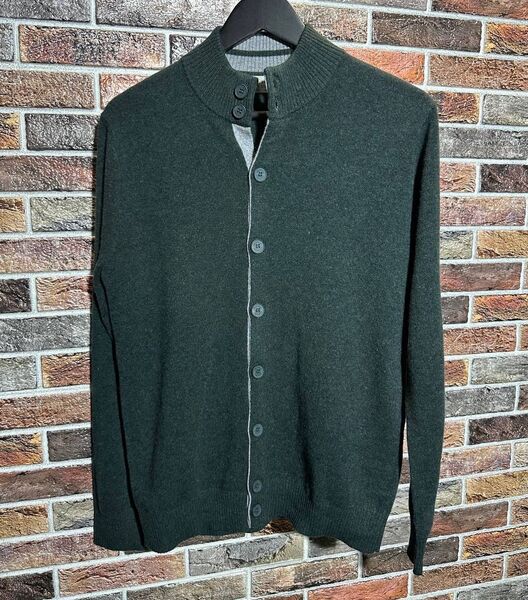 Мужской кардиган Brunello Cucinelli мужской болотный 159105