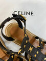 Сандалии Celine женский кожа черный 192687-5
