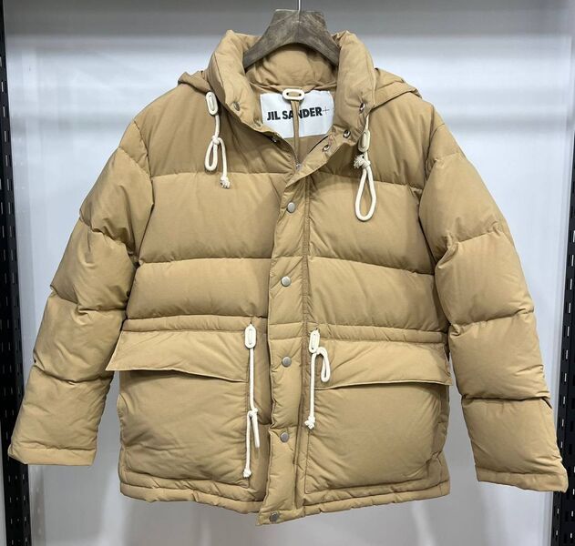 Пуховик Jil Sander женский бежевый 128756