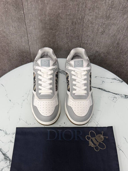 Мужские кроссовки Christian Dior мужской кожа белый 190045-2