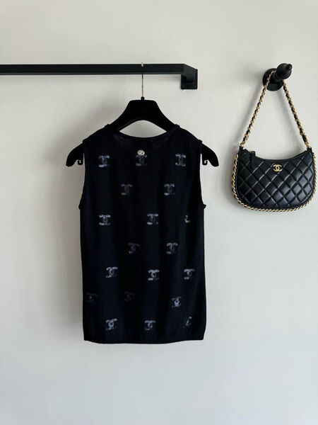 Майка Chanel женский черный 148424-2