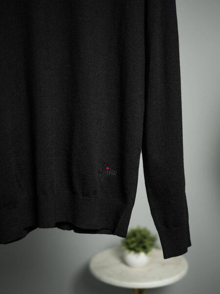 Мужское поло Kiton мужской черный 158202-3