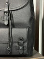 Мужской рюкзак Louis Vuitton мужской кожа черный 121193-3