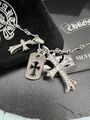 Колье Chrome Hearts графитовый 175184-3