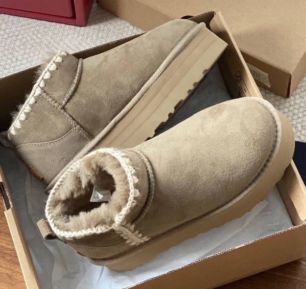 Угги Ugg женский замша болотный 129336