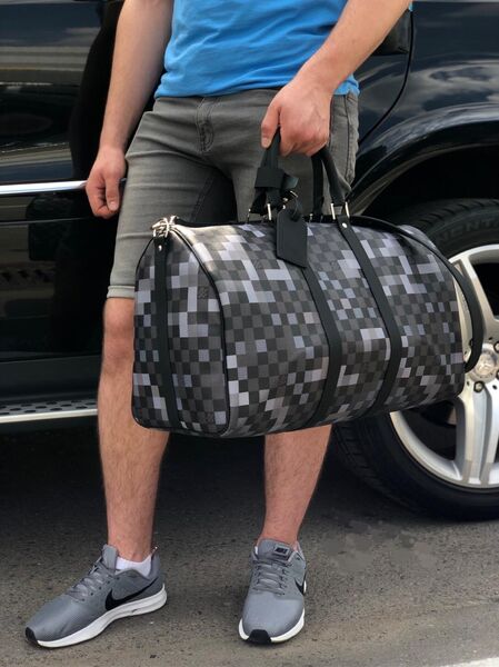 Дорожная сумка Louis Vuitton мужской канва графитовый 19180-6