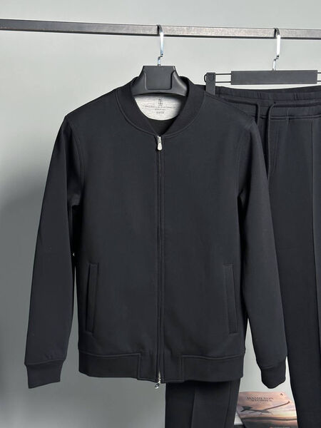 Мужской костюм Brunello Cucinelli мужской черный 134407-3