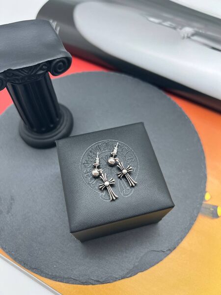 Серьги Chrome Hearts графитовый 175266-4