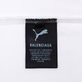 Мужская футболка Balenciaga x Puma мужской хлопок белый c2349754-1-8