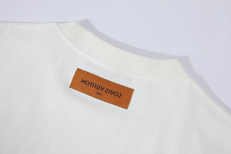Мужская футболка Louis Vuitton мужской хлопок белый u6991388-1-5