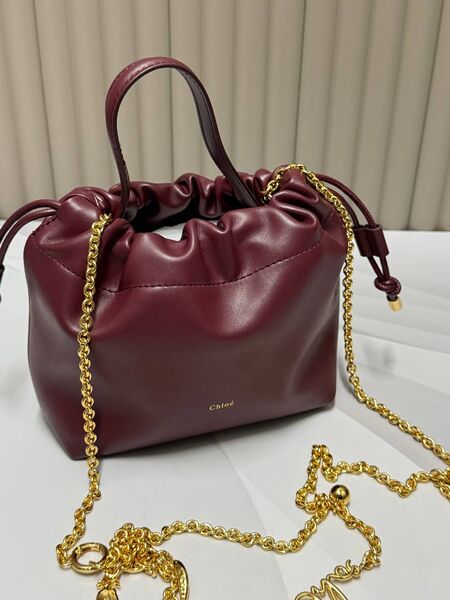 Сумка Chloé женский кожа фиолетовый y1949088-1-2