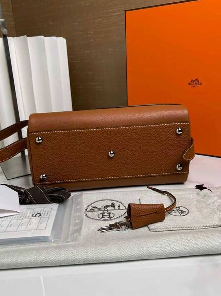 Сумка Hermes женский кожа коричневый o7113034-1-6
