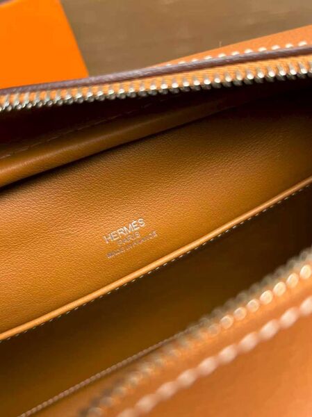 Сумка Hermes женский кожа коричневый o7113034-1-4
