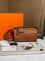 Сумка Hermes женский кожа коричневый o7113034-1