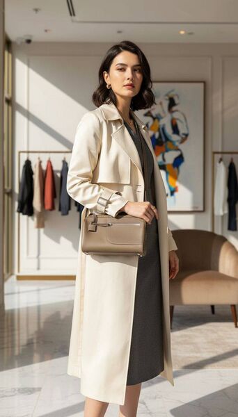 Сумка Hermes женский кожа бежевый n6269581-1-10