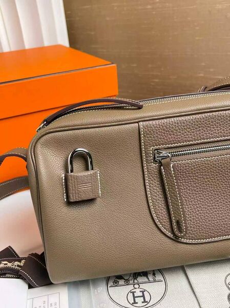 Сумка Hermes женский кожа бежевый n6269581-1-4