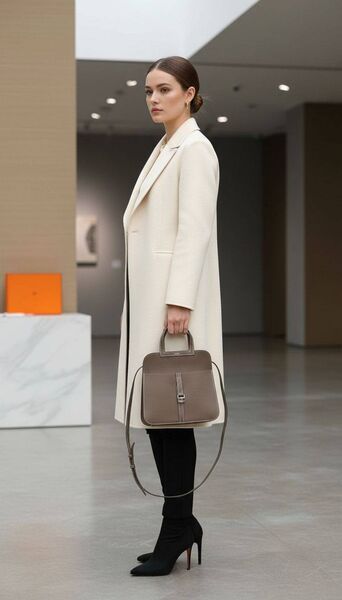 Сумка Hermes женский кожа бежевый x5762283-1-10