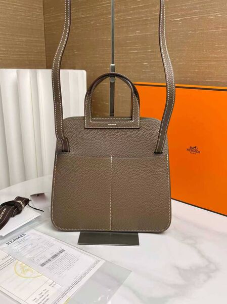 Сумка Hermes женский кожа бежевый x5762283-1-7