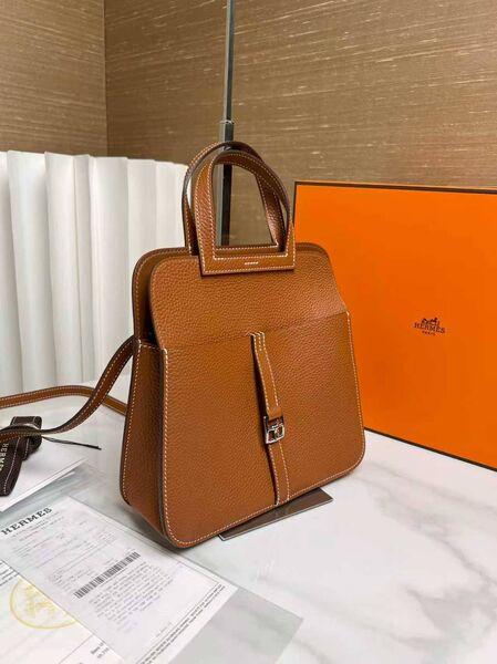 Сумка Hermes женский кожа коричневый y8490651-1-8