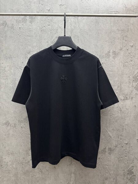 Футболка Chrome Hearts мужской хлопок черный t2989535-1