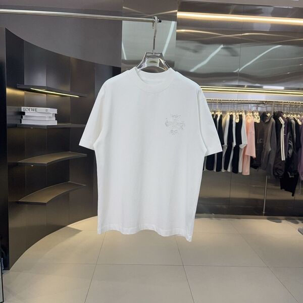 Футболка Chrome Hearts мужской хлопок белый y8722527-1