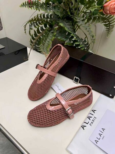 Балетки Alaïa женский кожа нюдовый j2637827-1-6