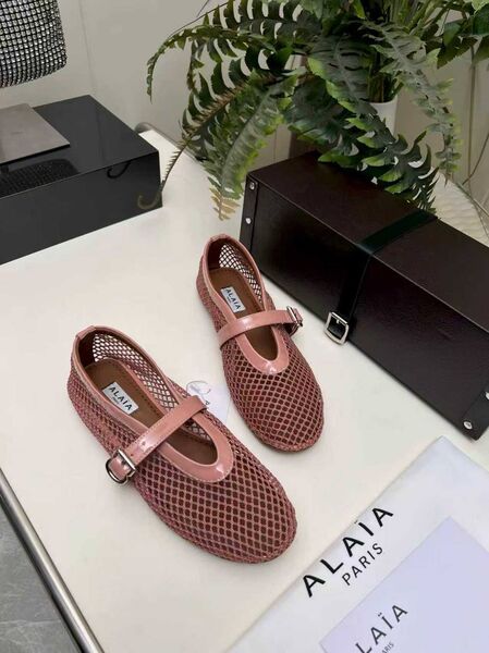 Балетки Alaïa женский кожа нюдовый j2637827-1-5