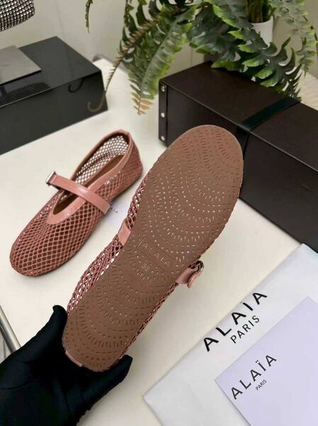 Балетки Alaïa женский кожа нюдовый j2637827-1-7