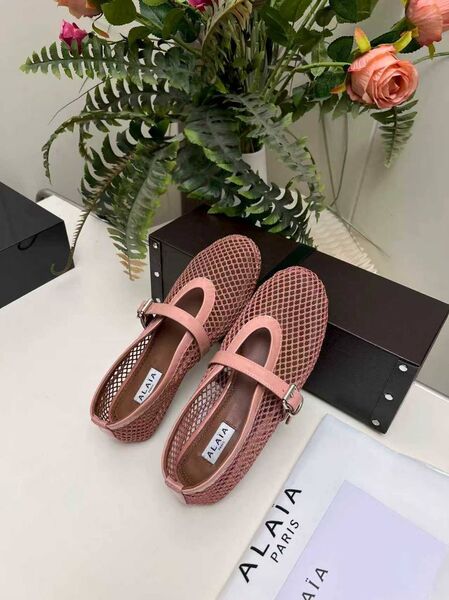 Балетки Alaïa женский кожа нюдовый j2637827-1-3