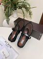 Балетки Alaïa женский кожа черный m0680625-1-6