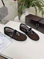 Балетки Alaïa женский кожа черный m0680625-1-4