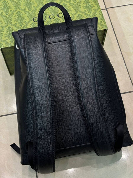 Мужской рюкзак Gucci мужской кожа черный 173930-2