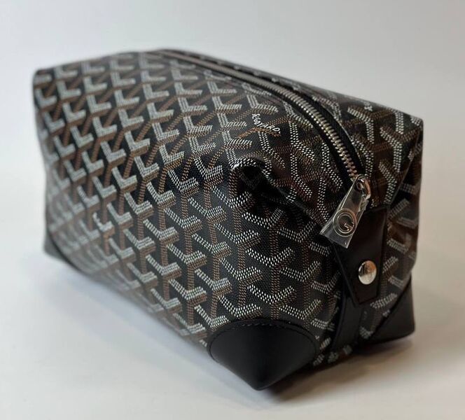Косметичка Goyard женский кожа черный 156914