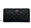 Мужской кошелек Gucci мужской кожа черный 150143-1