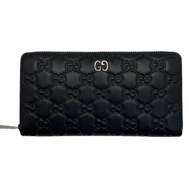 Мужской кошелек Gucci мужской кожа черный 150143