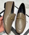 Лоферы Gucci женский кожа бежевый 99951-1