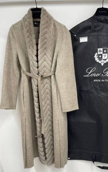 Пальто Loro Piana женский графитовый 201248
