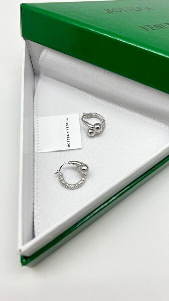 Серьги Bottega Veneta графитовый 175570-3