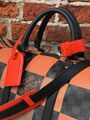 Дорожная сумка Louis Vuitton мужской канва оранжевый 19226-3