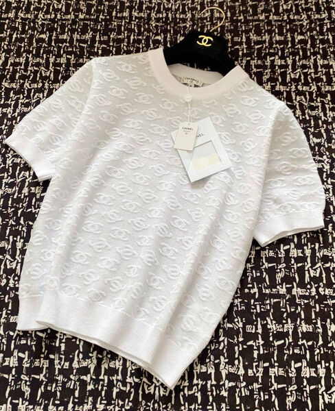 Футболка Chanel женский белый 186360-4