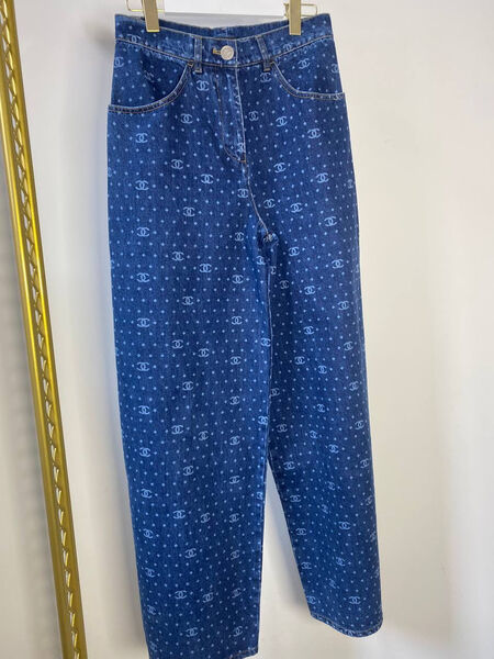 Джинсы Chanel женский джинса синий 178091
