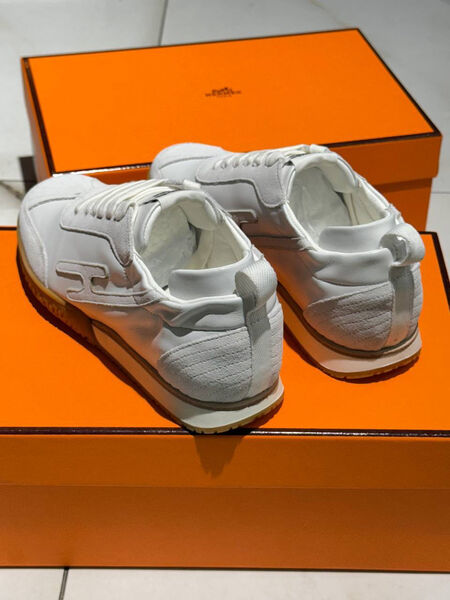 Кроссовки Hermès женский кожа графитовый 174079-5