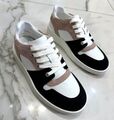Кеды Hermès женский кожа swift черный,серебристый 104774