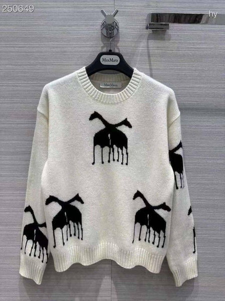 Свитер Max Mara женский вязаная ткань белый 128486-3
