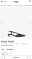 Туфли Fendi женский кожа черный 188791-3