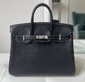 Сумка Hermès Birkin 25 женский кожа черный 153068-1