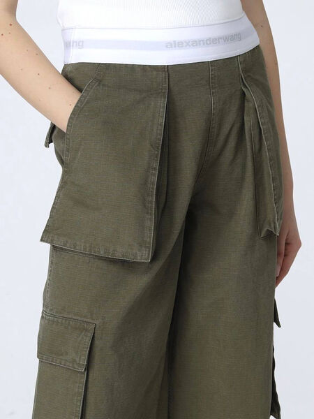 Брюки Alexander Wang женский болотный 110450-5